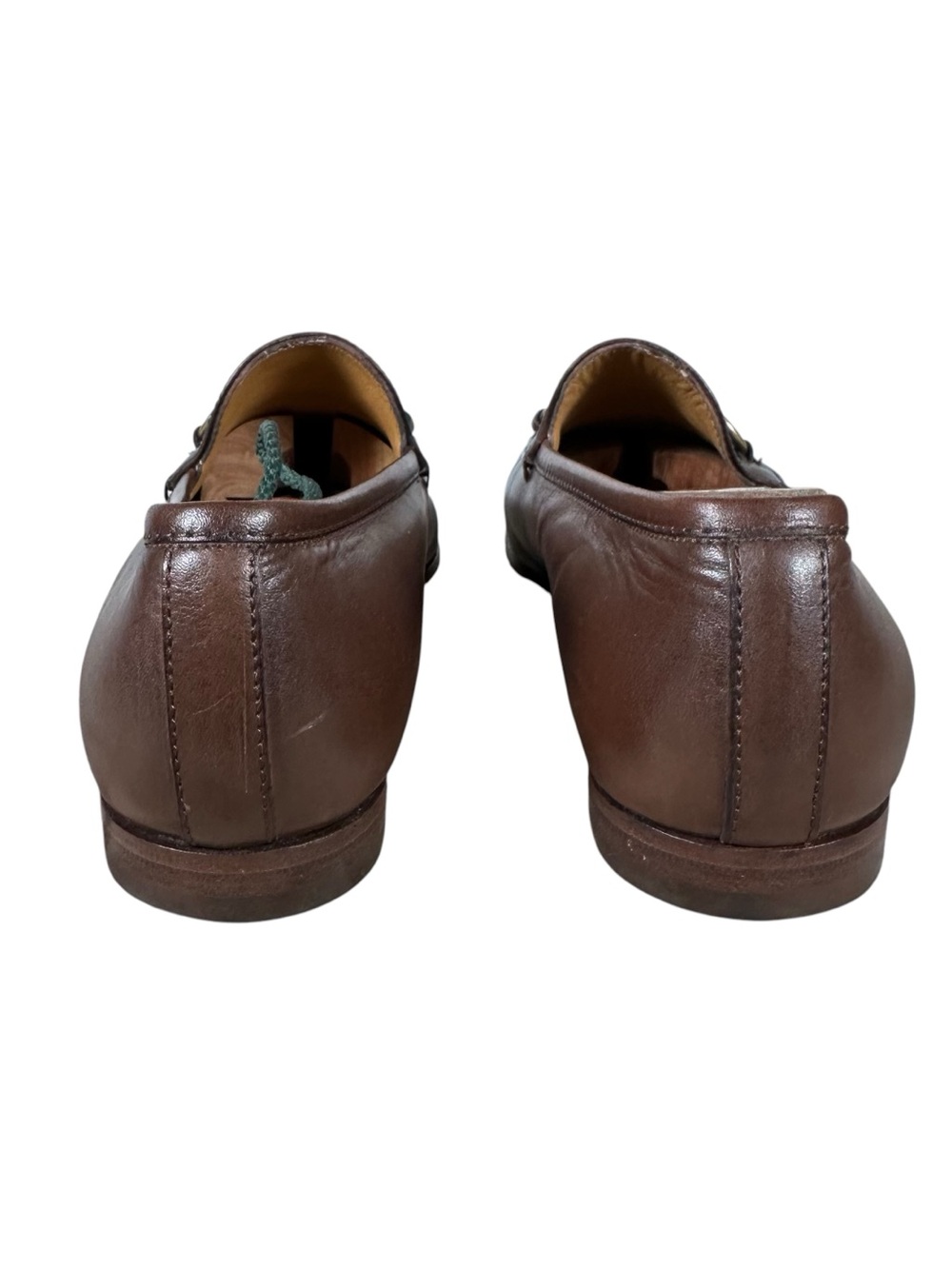 GUCCI Jordaan Horsebit loafer in dark brown leather - Picture 8 of 11